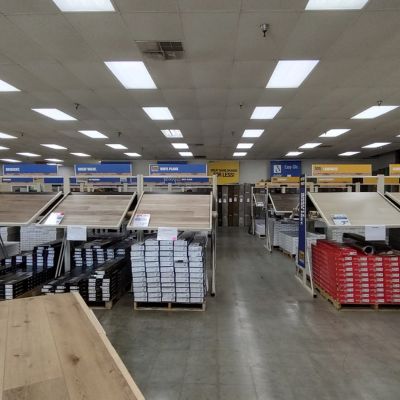 The Floor Trader of Modesto laminate flooring displays