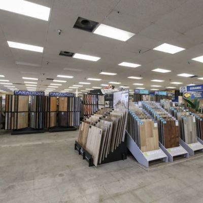 The Floor Trader of Modesto showroom interior