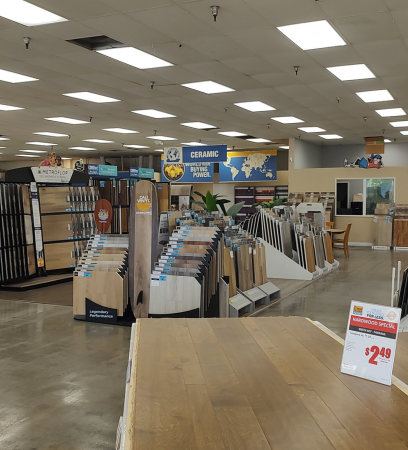 flooring store showroom