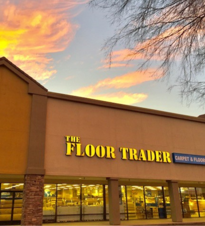 Outside view of floor trader showroom